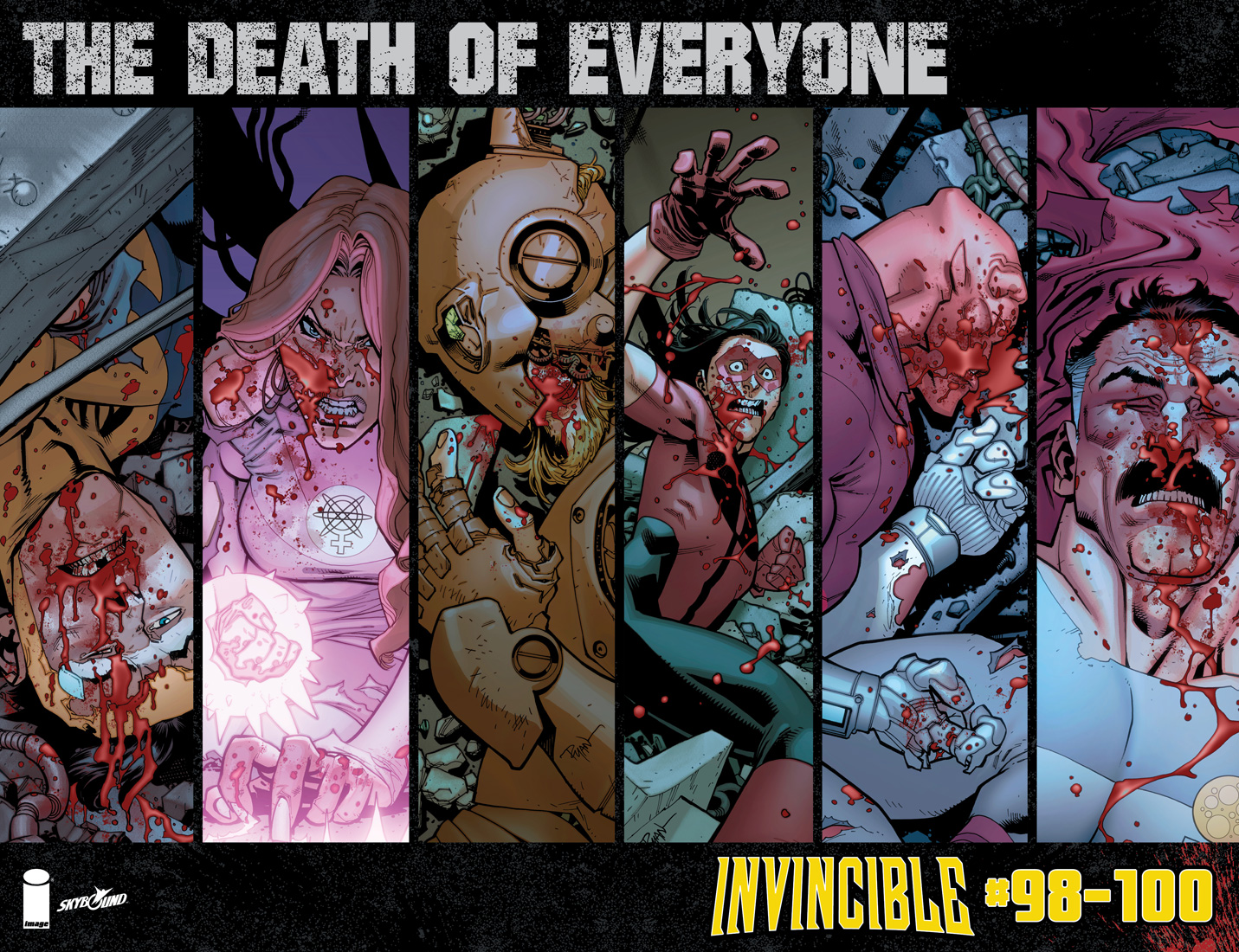INVINCIBLE #98-100: THE DEATH OF EVERYONE!