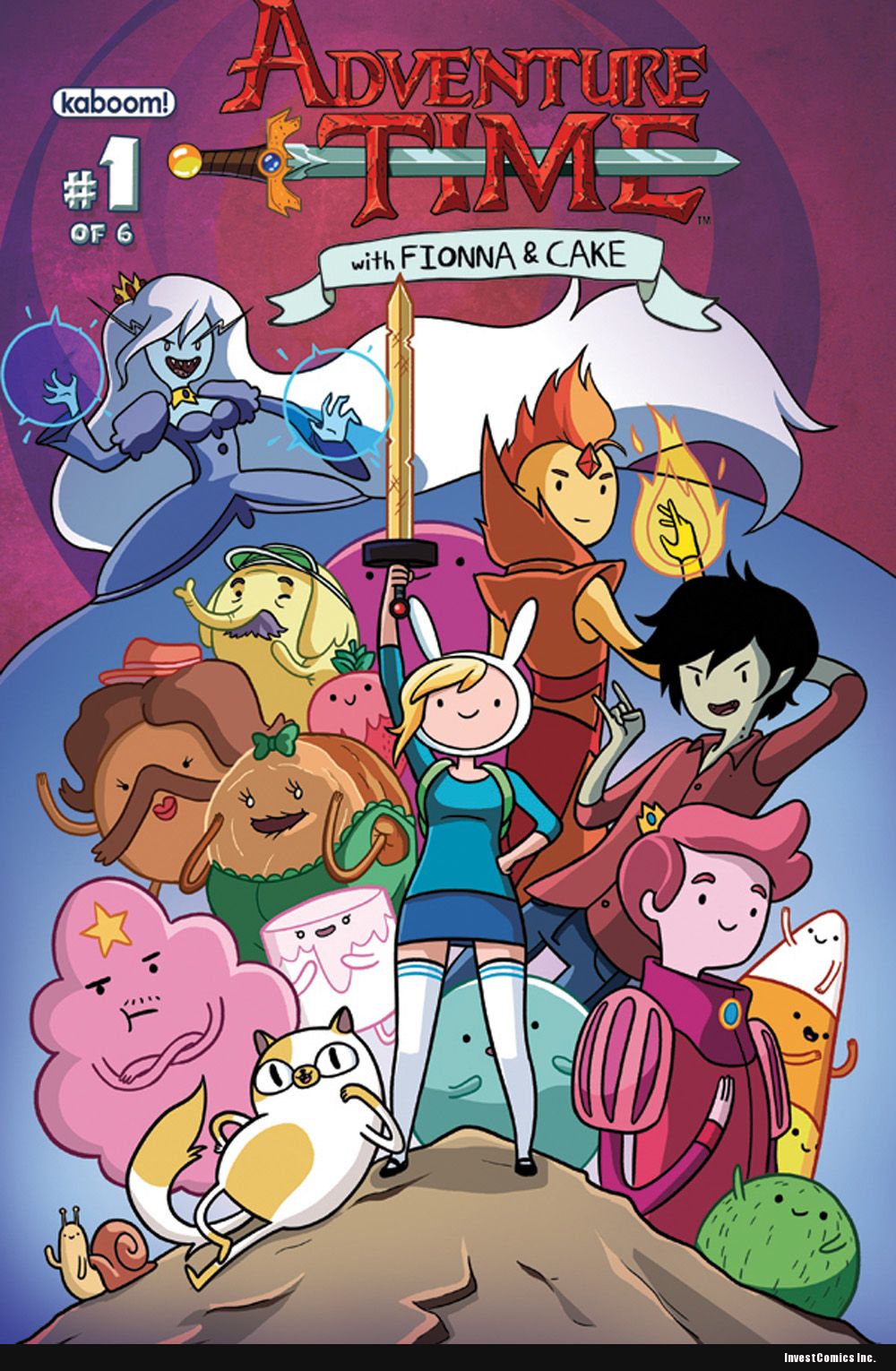 FIONNA & CAKE get their own ADVENTURE TIME Spin-off mini from KABOOM!