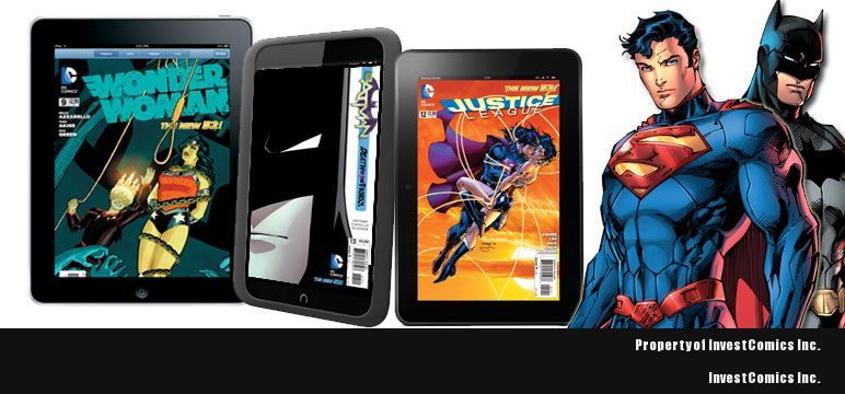 DC Entertainment Digital Comic Books Now Available on Kindle Store, iBookStore and Nook Store