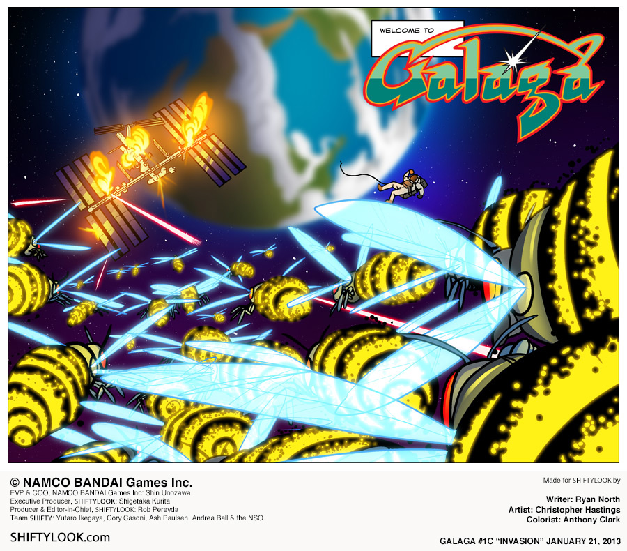 Take a “ShiftyLook” at new GALAGA online comic.