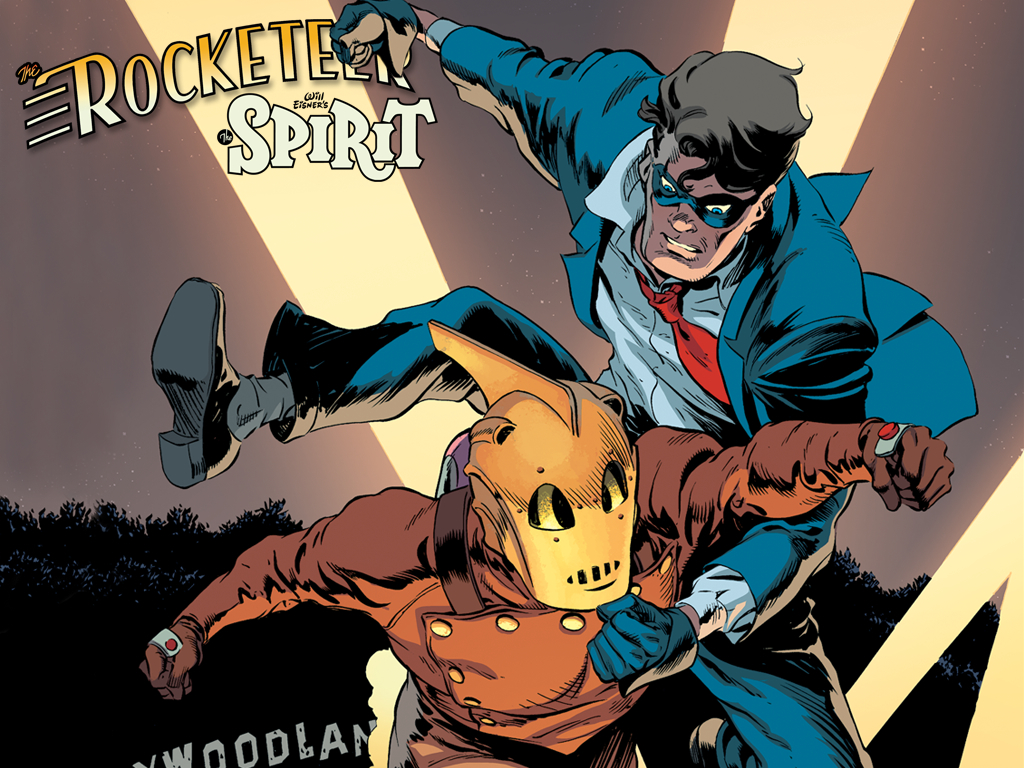 THE ROCKETERS (and IDW) teams up with THE SPIRIT (and DC)