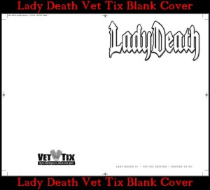 Lady Death Vet Tix Blank Cover
