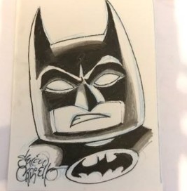 WIN Lego Batman Sketch Card