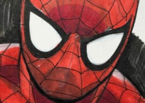 WIN Spider-Man Sketch Card